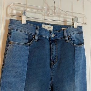 PacSun Two-Tone High-Rise Ankle Jegging